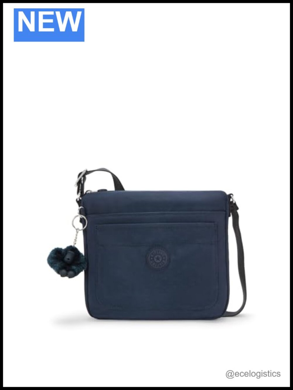 Kipling Sebastian Crossbody Messenger Bag Nylon Water Resistant Lightweight